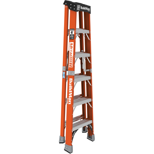 Step Ladder, 6', Fibreglass, 375 lbs. Capacity, Type 1AA Absolute Business Supply