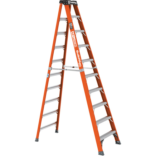 Step Ladder, 10', Fibreglass, 375 lbs. Capacity, Type 1AA Absolute Business Supply