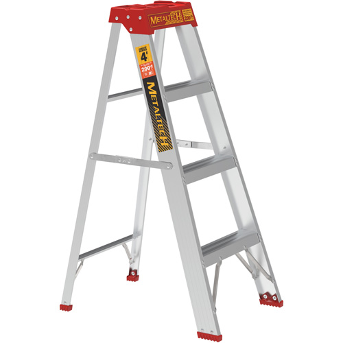 Escabeau, 4', Aluminium, Capacit&eacute; 200 lb, Type 3 Absolute Business Supply
