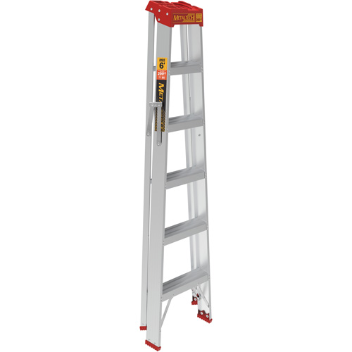 Step Ladder, 6', Aluminum, 200 lbs. Capacity, Type 3 Absolute Business Supply