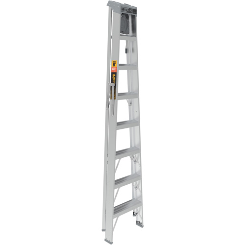 Step Ladder with Paint Tray, 8', Aluminum, 225 lbs. Capacity, Type 2 Absolute Business Supply