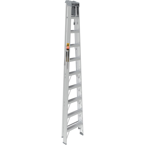 Escabeau avec plateau &agrave; peinture, 10', Aluminium, Capacit&eacute; 225 lb, Type 2 Absolute Business Supply