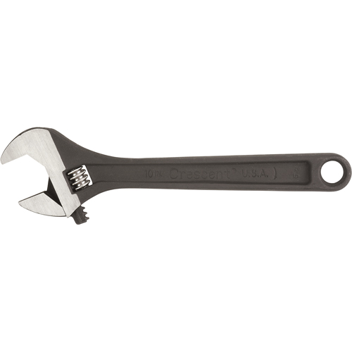 Cl&eacute;s &agrave; molette Crescent, 4" lo, la max. 1/2", Noir Absolute Business Supply