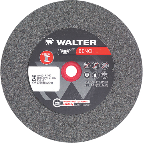 Bench Grinding Wheels, 7" x 1", 1" Arbor, 1 Absolute Business Supply