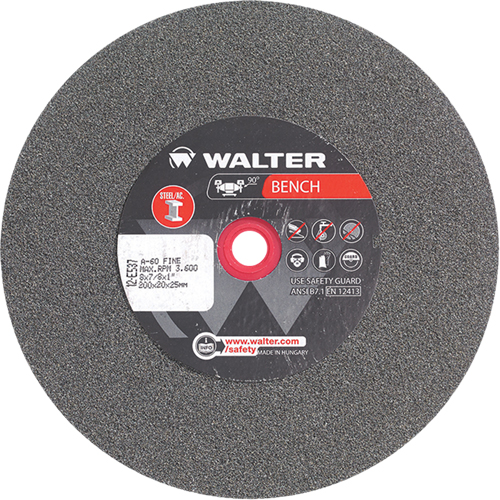 Bench Grinding Wheels, 8" x 7/8", 1" Arbor, 1 Absolute Business Supply