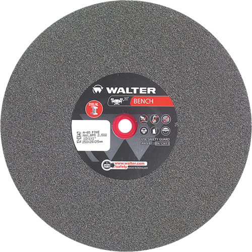Bench Grinding Wheels, 10" x 1", 1" Arbor, 1 Absolute Business Supply