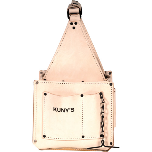 Electrical & Maintenance Tool Pouches, Leather, 17 Pockets, Beige Absolute Business Supply