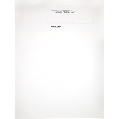 Papier &agrave; ch&egrave;que Absolute Business Supply