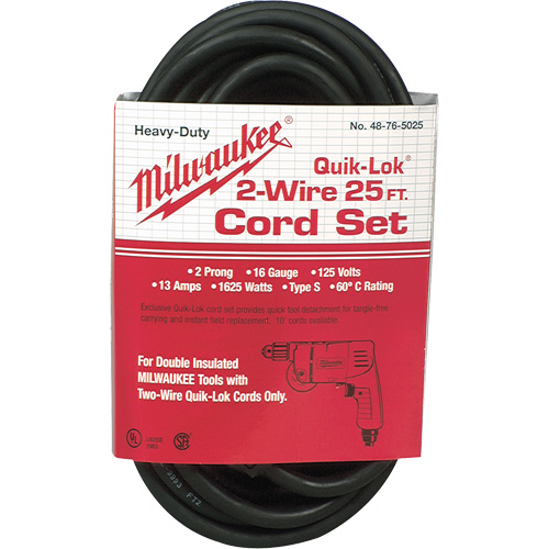 2-Wire Quik-Lok&reg; Cord Absolute Business Supply