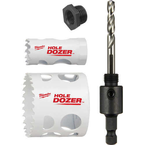 Hole Dozer Door Lock Hole Saw Kit, 4 Pieces Absolute Business Supply