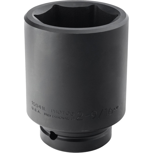Socket, Impact, 2-9/16", 1" Drive, 6 Points, Deep Absolute Business Supply