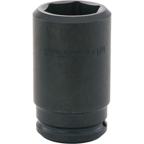 Socket, Impact, 2-1/4", 1-1/2" Drive, 6 Points, Deep Absolute Business Supply