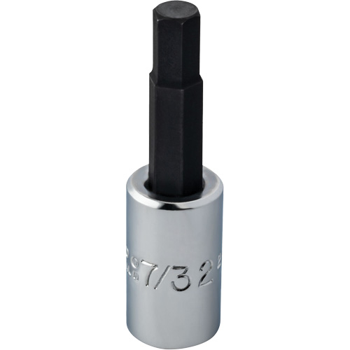 Socket, Hex, 1/4" x 1-7/8" L, 1/4" Drive Absolute Business Supply