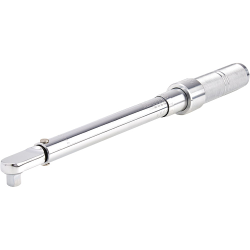 Cl&eacute; dynamom&eacute;trique microm&eacute;trique &agrave; t&ecirc;te fixe, &agrave; cliquer, Entraînement 3/8" carr&eacute;, 16-80 lb-pi Absolute Business Supply