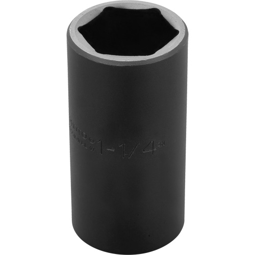 Socket, Impact, 1-1/4", 1/2" Drive, 6 Points, Deep Absolute Business Supply