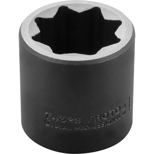 Socket, Impact, 1", 1/2" Drive, 18 Points Absolute Business Supply