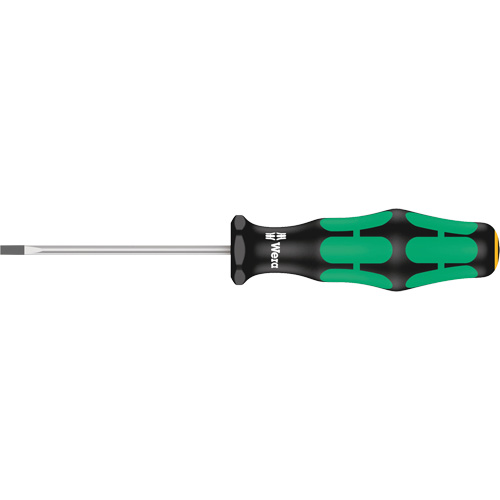 Tournevis pour vis &agrave; fente, Tige de 3/32", Ronde, 5-1/8" lo, Prise en Plastique Absolute Business Supply