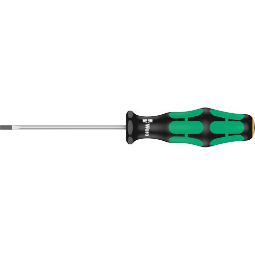 Tournevis pour vis &agrave; fente, Tige de 1/8", Ronde, 6-5/16" lo, Prise en Plastique Absolute Business Supply