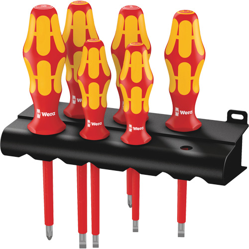 Insulated Screwdriver Set, 1000 V, 6 Pcs Absolute Business Supply
