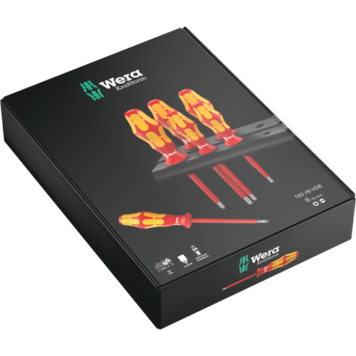 Insulated Screwdriver Set, 1000 V, 6 Pcs Absolute Business Supply