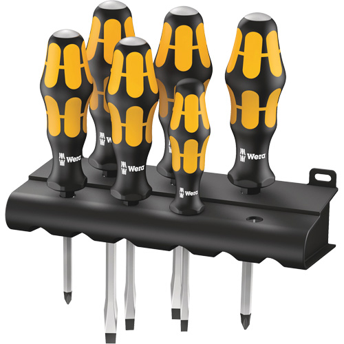 Jeu de tournevis s&eacute;rie 900 Chiseldriver et support, 6 mcx Absolute Business Supply