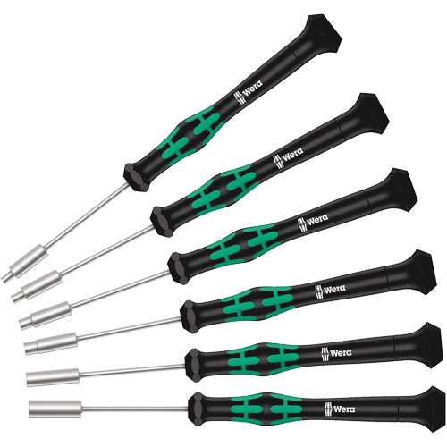 Micro Series Nut Driver Set, 6, Non Magnetic, Metric Absolute Business Supply