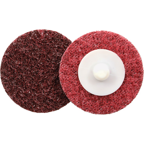 Disque de conditionnement de surface &agrave; remplacement rapide Standard Abrasives, 2" dia., Grain Moyen, Oxyde d'aluminium Absolute Business Supply