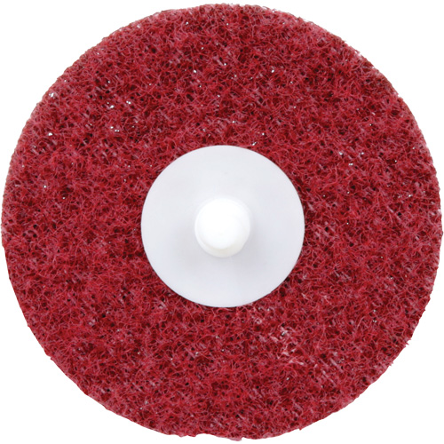 Disque de conditionnement de surface &agrave; remplacement rapide Standard Abrasives, 3" dia., Grain Moyen, Oxyde d'aluminium Absolute Business Supply