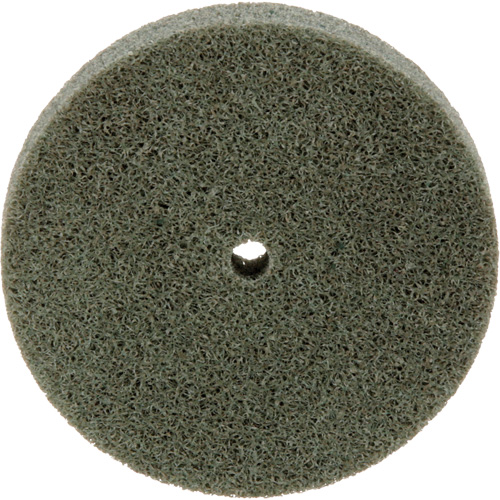 Meule homog&egrave;ne &agrave; faible densit&eacute; de s&eacute;rie 500 Standard Abrasives, 3" x 1/2", Arbre de 1/4", Grain de Moyen, Oxyde d'aluminium Absolute Business Supply