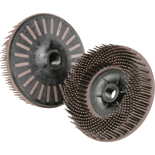Scotch-Brite Radial Bristle Discs for Right Angle Grinders, Ceramic, 36 Grit, 4-1/2" Dia. Absolute Business Supply