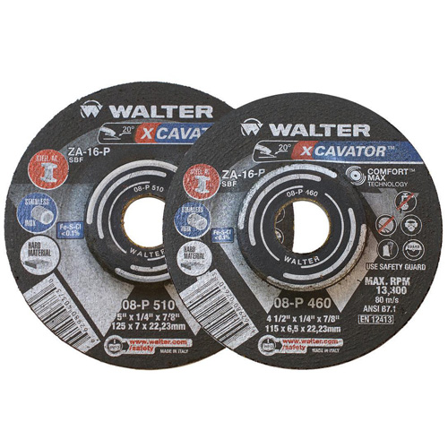 XCAVATOR Grinding Wheel, 9" x 1/4", 7/8" Arbor, Zirconium, Type 27 Absolute Business Supply