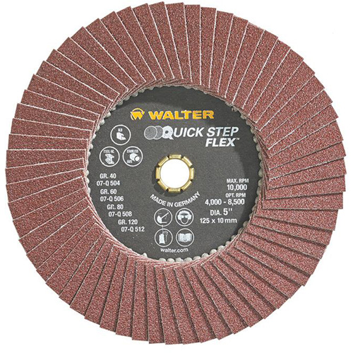 QUICK-STEP FLEX, 5" x Type 29, 80 Grit, Aluminum Oxide Absolute Business Supply