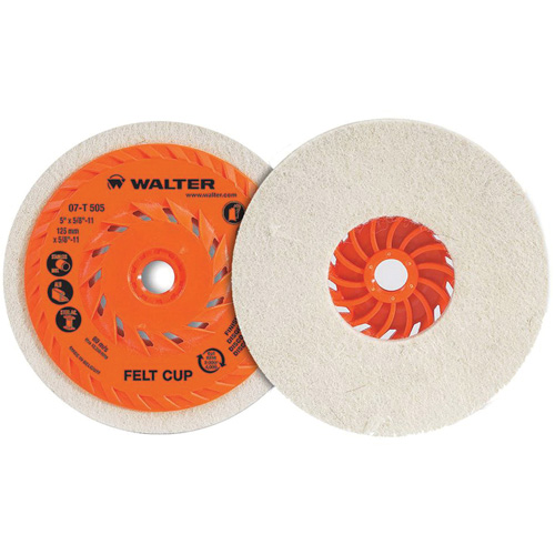 Cup Polishing Disc, 5" Dia. Absolute Business Supply