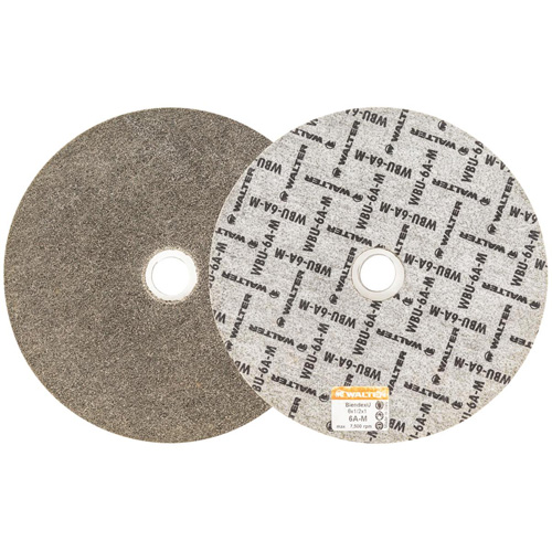 Blendex U Finishing Wheel, 6" Dia., 6AM Grit, Silicon Carbide Absolute Business Supply