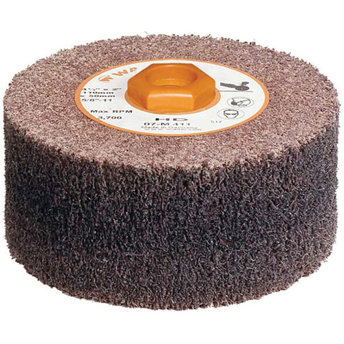 Blendex High Density Drum, 4-1/2" Dia. x 2" W, 5/8"-11 Arbor, HD Grit Absolute Business Supply
