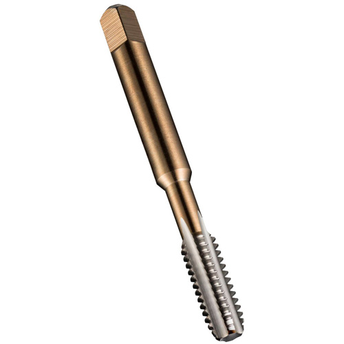 Taraud machine pour tuyau, 7/16"-14, 3 cannelures, 85 mm lo, Conique, Acier rapide Absolute Business Supply