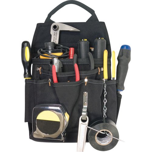 Professional Electrician's Pouches, Multiple Tool Holder, Polyester, 11 Pockets Absolute Business Supply