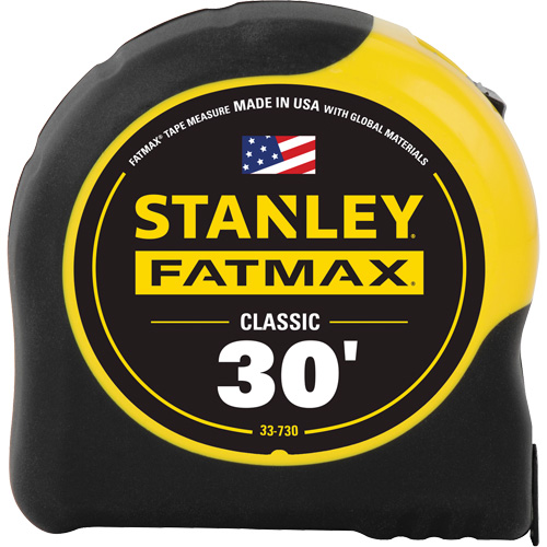 FatMax&reg; Classic Tape Measure, 1-1/4" x 30', Imperial Graduations Absolute Business Supply