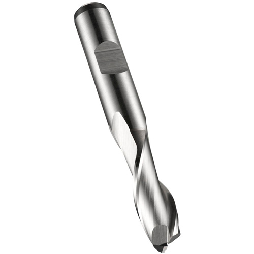 Foret &agrave; rainurer &agrave; bout carr&eacute;, 1/4" dia., 66 mm lo, 10 mm tige, Acier rapide au cobalt Absolute Business Supply