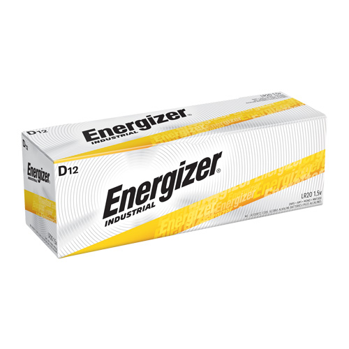 Alkaline Industrial Batteries, D, 1.5 V Absolute Business Supply