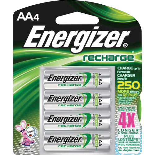 Rechargeable NiMH Batteries, AA, 1.2 V Absolute Business Supply