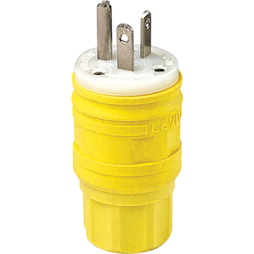 Pris &agrave; lames droites &eacute;tanche Wetguard, Plastique, 20 A, 250 V Absolute Business Supply