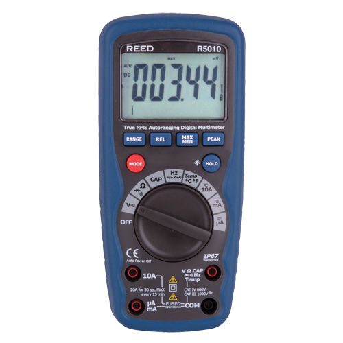 Multim&egrave;tre num&eacute;rique avec certificat de calibration, Tension c.a./c.c., Courant c.a./c.c. Absolute Business Supply