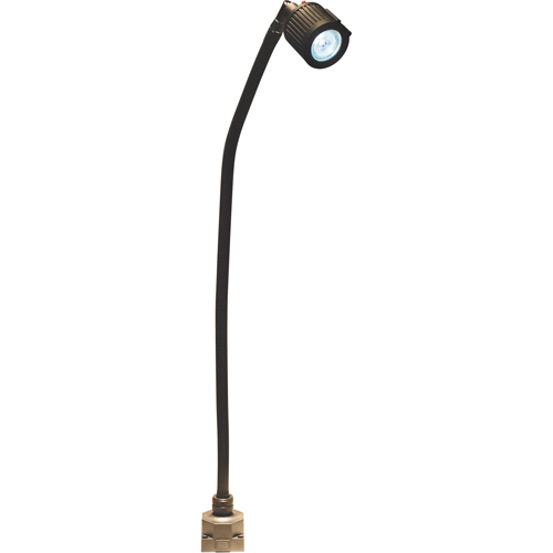 Lampe &agrave; col-de-cygne &agrave; flux &eacute;lev&eacute; de la s&eacute;rie LS, 5 W, DEL, Col 20", Noir Absolute Business Supply