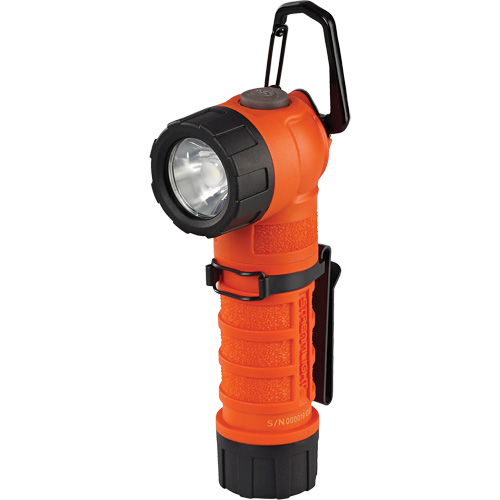 PolyTac&reg; 90 X Right Angle Flashlight, LED, CR123A Batteries, Polymer Absolute Business Supply