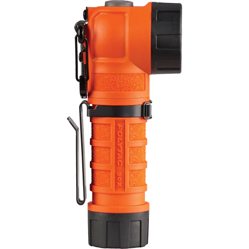 PolyTac&reg; 90 X Right Angle Flashlight, LED, CR123A Batteries, Polymer Absolute Business Supply