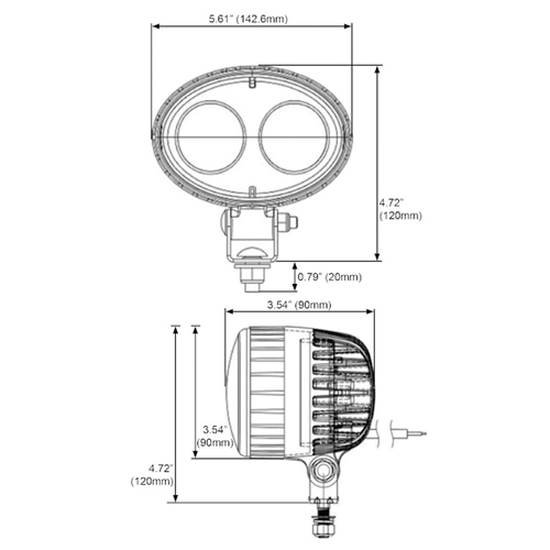 &eacute;clairage arri&egrave;re pour chariot &eacute;l&eacute;vateur Absolute Business Supply