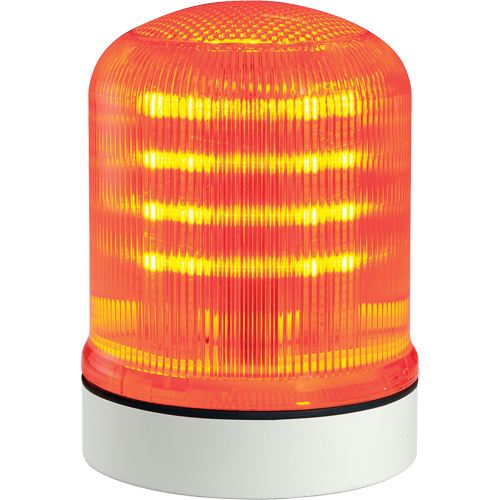 Streamline&reg; Modular Multifunctional LED Beacons, Continuous/Flashing/Rotating, Amber Absolute Business Supply