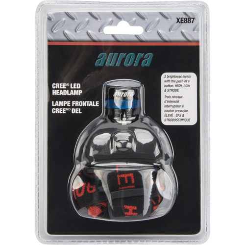 Cree&reg; Headlamp, LED, 120 Lumens, 6 Hrs. Run Time, AAA Batteries Absolute Business Supply