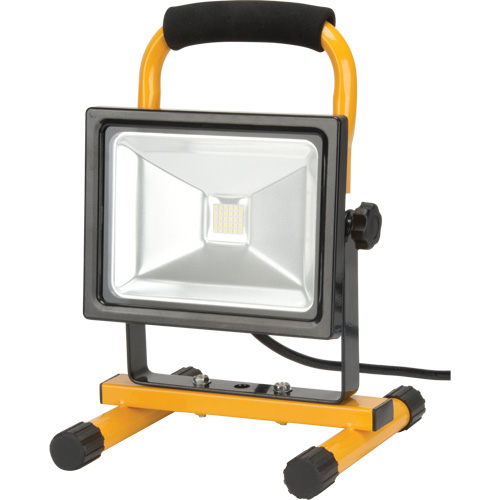 Portable Work Light, LED, 20 W, 2500 Lumens, Aluminum Housing Absolute Business Supply